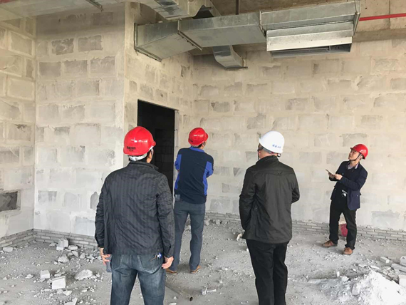南昌中航國(guó)際廣場(chǎng)二期空調(diào)工程施工中