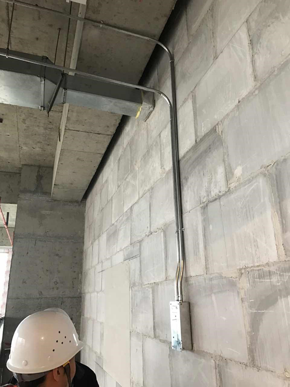 南昌中航國(guó)際廣場(chǎng)二期空調(diào)工程施工中